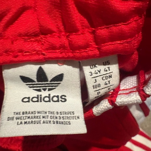 Adidas Red Apparel with White Accents - Picture 2 of 2